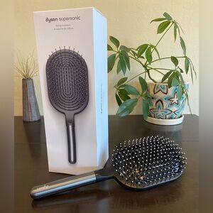 Dyson Paddle Brush Nickel Color - Brand New!